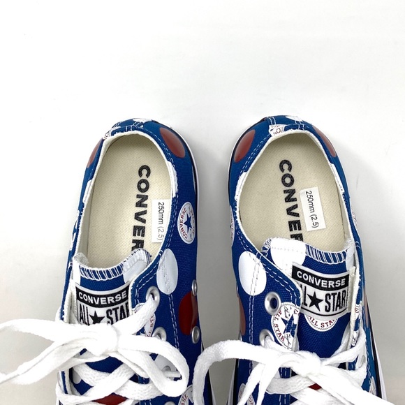 Converse Chuck Taylor Sneakers Women's AS Low Top Court Blue Canvas Size 167860C - Picture 7 of 10